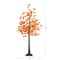 5ft. Pre-Lit Minimalist Autumn Maple Artificial Fall Tree with 96 Warm White LED Lights